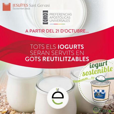 Plàstic Zero als Iogurts